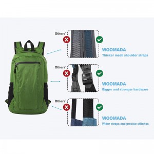 backpack hiking uiscedhíonach taistil foldable