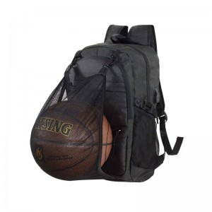 Mochila de basquete com compartimento de bola Bolsa de bola de futebol