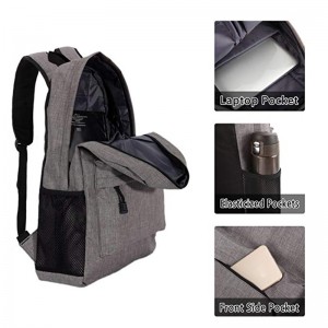 Travel Laptop Backpack with USB Large Backpack Fits 17” Laptop College School Bag