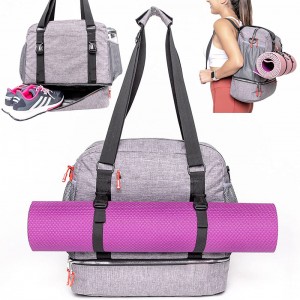 Fabricante de China, servicio OEM y ODM, bolsa de asas para esterilla de Yoga, mochila para Yoga, bolsa de mano multiusos para viajes de Yoga en la oficina