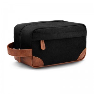 Bolsa de Higiene para Homens Lona Resistente à Água Kit Dopp de Grande Capacidade